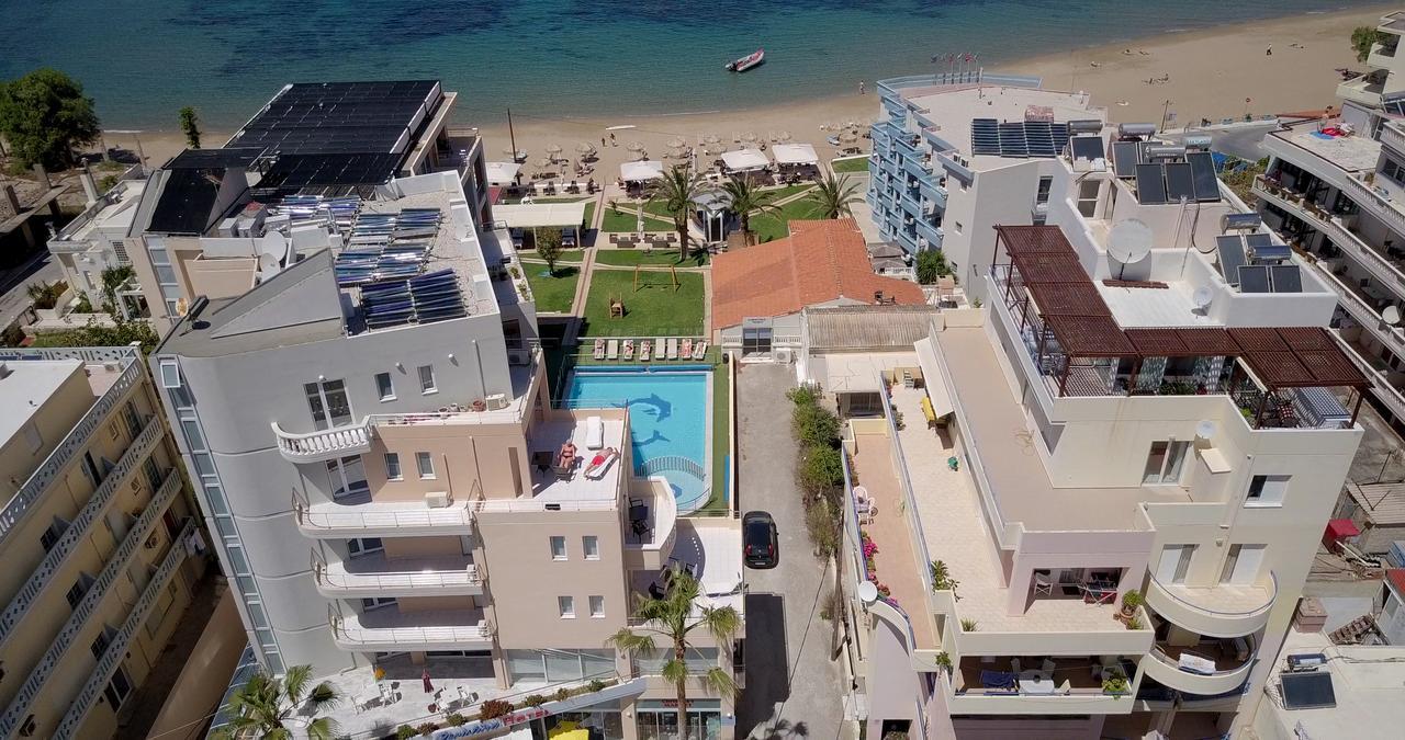 Christina Beach Hotel Ханья Экстерьер фото